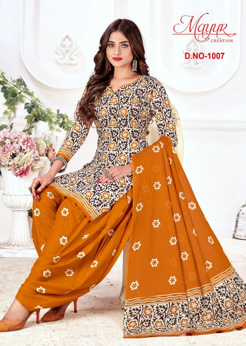 Mayur Trendy Batik Vol 1 Printed Cotton Dress Material Catalog
